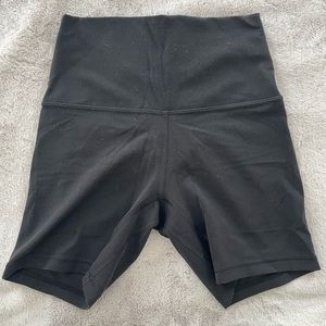 Lululemon High Waisted Align 6” Shorts